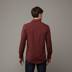 Jerome Long Sleeve Shirt // Dark Chestnut (M)