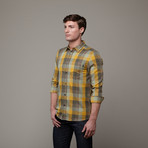 Darcy Long Sleeve Shirt // Olive Night (L)