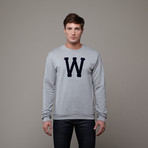 Homerun Crewneck Sweatshirt // Grey Melange (2XL)