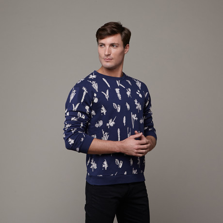 Stem Sweatshirt // Navy (S)