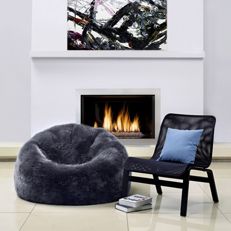 3’ Bean Bag Chair // Steel