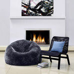 3’ Bean Bag Chair // Steel