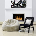 3’ Bean Bag Chair // Linen