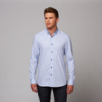 Button-Up Shirt // Sky Blue Checkered (S)