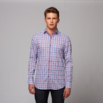 Button-Up Shirt // Lavender Plaid (M)