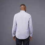 Purple Dress Shirt // Purple & White Stripe (2X)