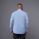 Blue Ginghm Dress Shirt // Blue Gingham (5X)