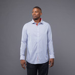 Blue Stripe Dress Shirt // Blue Stripe (1X)