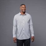 Gray Stripe Dress Shirt // Gray Stripe (5X)