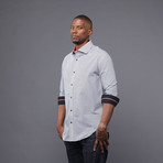 Gray Stripe Dress Shirt // Gray Stripe (5X)