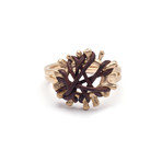 Vertebrae Ring // Gold (Small / 5.5")