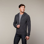 Americana Cashmere Hoodie // Charcoal (2XL)