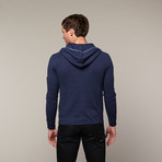 Caruso Cashmere Hoodie // Navy (L)