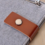 Single Front Pocket Tablet Sleeve (iPad Mini)