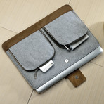 Macbook Sleeve // Double Front Pocket (11" MacBook Air)