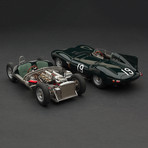 1955 Jaguar D-Type Short Nose + Rolling Chassis //  Set of 2