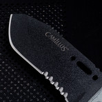 Camillus CK-9.5 // 1095 Fixed Blade Knife // Nylon Sheath // Emergency Whistle