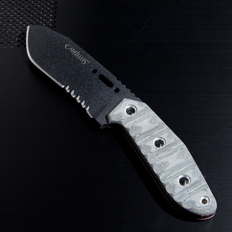 Camillus CK-9.5 // 1095 Fixed Blade Knife // Nylon Sheath // Emergency Whistle