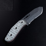 Camillus CK-9.5 // 1095 Fixed Blade Knife // Nylon Sheath // Emergency Whistle