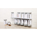 Zero Gravity™ // Magnetic 12-Can Spice Rack // White