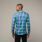 Large Check Shirt // Green + Navy (3XL)