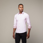 Pinstripe Shirt // Red (L)