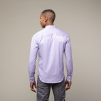 Check Trim Shirt // Lilac (XS)