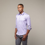 Check Trim Shirt // Lilac (XS)