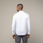 Check Trim Shirt // White (S)