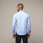 Shadow Stripe Shirt // Blue (XS)