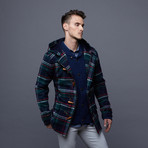 Hopk Duffle Coat // Red Check (XL)