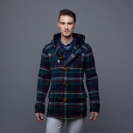Hopk Duffle Coat // Red Check (S)