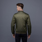 Lowe Zip Bomber Jacket // Green Tea (S)