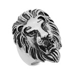 Ring // Stainless Steel Lion Head (9)