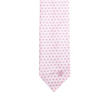 Diamond Printed Neck Tie // Pink