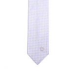 Versace // Italian Silk Printed Neck Tie // Light Purple