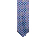 Multicolored Printed Neck Tie // Navy