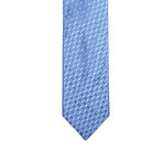 Versace // Italian Silk Printed Neck Tie // Blue