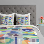 Pastel Geometry 2 X // Duvet Cover (Twin Size)