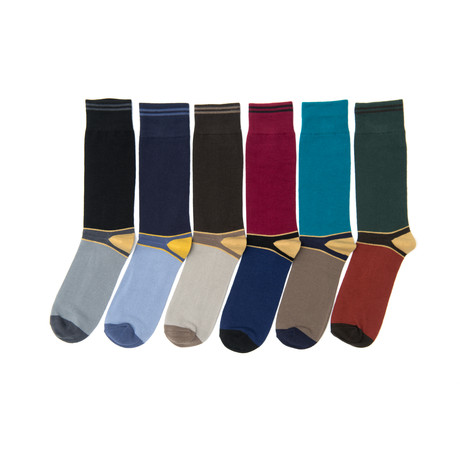 Solid Sock Bundle // Set of 6