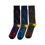 Fleur-de-Lis Sock Bundle // Set of 3