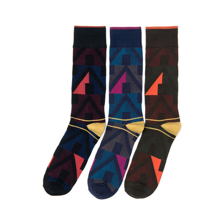 Abstract Sock Bundle // Set of 3