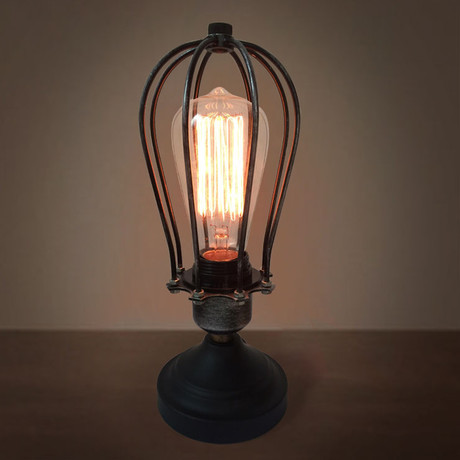 Squirrel Cage Table Lamp