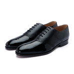 Patent Leather Saddle Oxford // Black (US: 8)