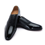 Patent Leather Saddle Oxford // Black (US: 8)