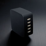 5 Port USB Hub Charger // Black