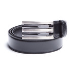 Versace Collection Grated Leather Belt (32)