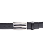 Versace Collection Grated Leather Belt (32)