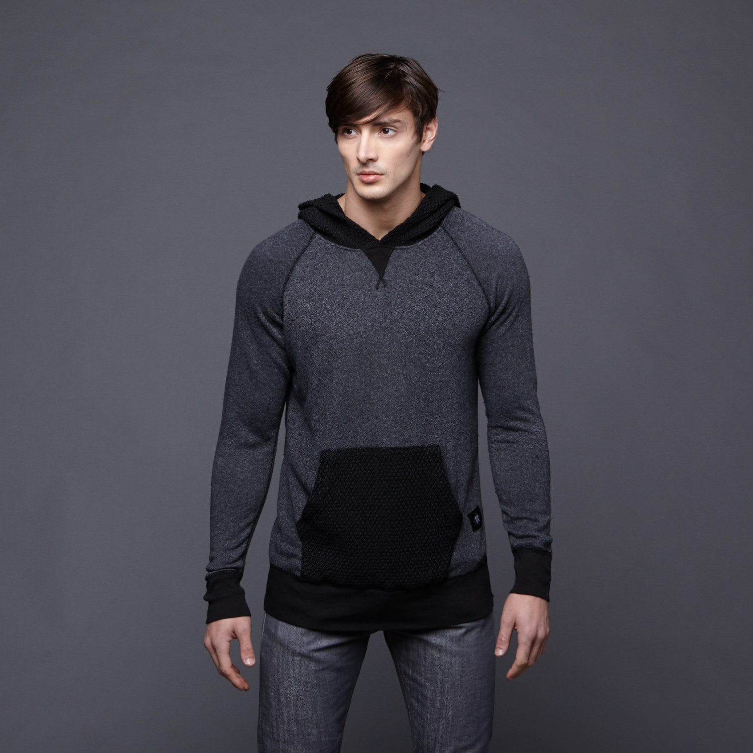 Barcelona Knit Hoodie // Black (M) - KINETIX Clothing - Touch of Modern