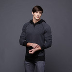 Barcelona Knit Hoodie // Black (L)